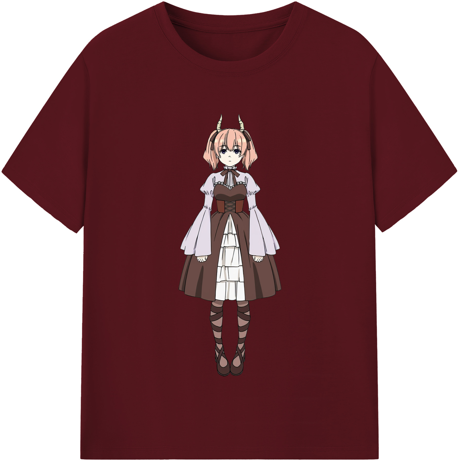 （画像用） 葬送のフリーレン Frieren 綿100％半袖Tシャツ（フロントプリント）